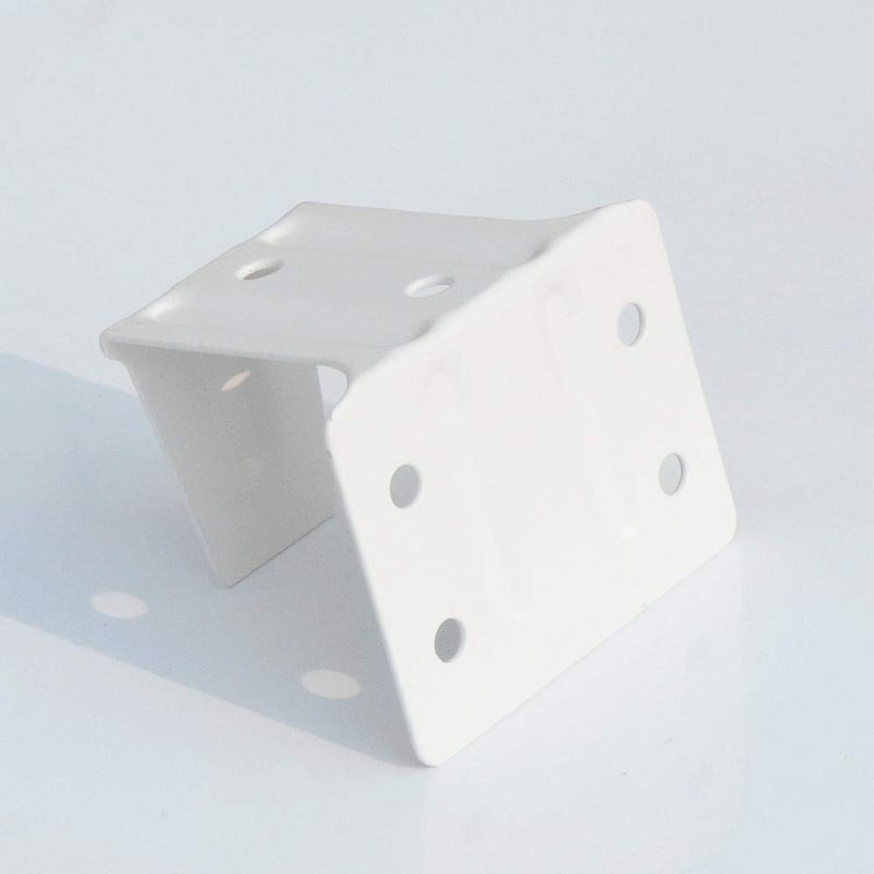 Cutelec Center Support Bracket 2 Pack White Color for 2" Low Profile Window Blinds Headrail Holder - Image 5